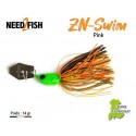 Leurre Hybride - Chatterbait - ZN-Swim Pink - Need2Fish