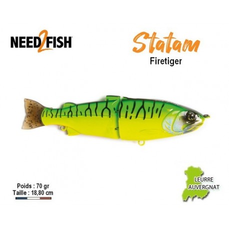 Leurre Dur - Statam Firetiger - Need2Fish