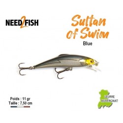 Leurre Dur - Sultan of Swim Blue - Need2Fish
