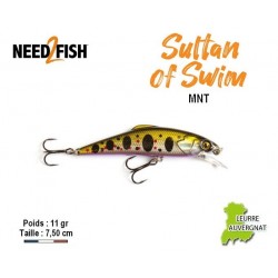 Leurre Dur Coulant - Sultan of Swim MNT - Need2Fish
