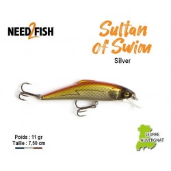 Leurre Dur - Sultan of Swim Silver - Need2Fish
