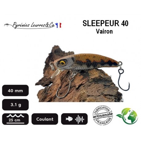 Leurre Dur - Sleepeur 40 Vairon 4cm 3.1gr - Pyrénées Leurres & Co