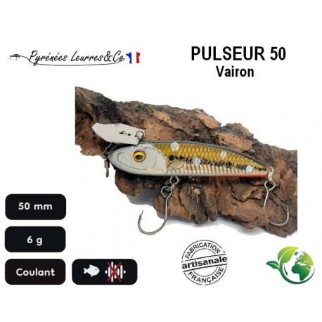Leurre Dur - Pulsuer 50 Vairon 5cm 6gr - Pyrénées Leurres & Co