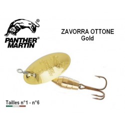 Cuiller Panther Martin -Zavorra Ottone Oro - Gold