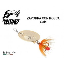 Cuiller Panther Martin -Zavorra Con Mosca- Gold