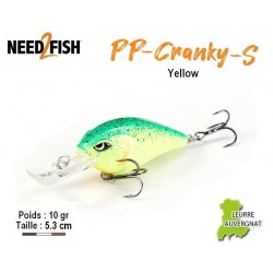 Leurre Dur - PP-Cranky.S Yellow - Need2Fish