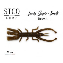 Leurre Souple Créature - Insecte Brown - Sico Lure