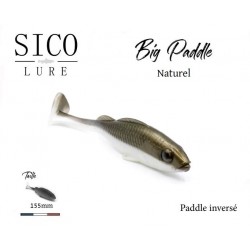 Leurre Souple Shad - Big Paddle 155 Naturel - Sico Lure