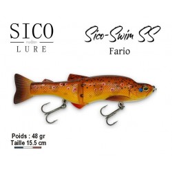 Leurre Dur Slow Sinking - Sico Swim SS 155 Fario  15.5cm 48gr - Sico Lure