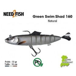 Leurre Souple Swimbait - GSS 160 Natural - Need2Fish