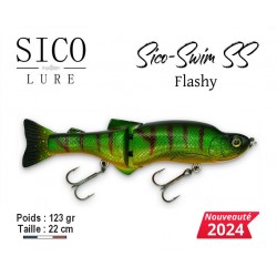 Leurre Dur Slow Sinking - Sico Swim SS 220 Flashy 22cm 123gr - Sico Lure
