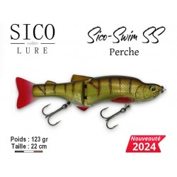Leurre Dur Slow Sinking - Sico Swim SS 220 Perche 22cm 123gr - Sico Lure