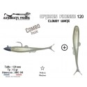 Combo Pack - Leurre Souple Armé - OPTIMUS FINESSE 120 Cloudy White - Autoboats Fishing