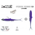 Combo Pack - Leurre Souple Armé - OPTIMUS FINESSE 120 Lavande - Autoboats Fishing