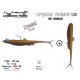 Combo Pack - Leurre Souple Armé Finesse - OPTIMUS FINESSE 120 Or Brown - Autoboats Fishing