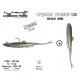 Combo Pack - Leurre Souple Armé Finesse - OPTIMUS FINESSE 120 Space Gris - Autoboats Fishing