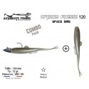 Combo Pack - Leurre Souple Armé - OPTIMUS FINESSE 120 Space Gris - Autoboats Fishing