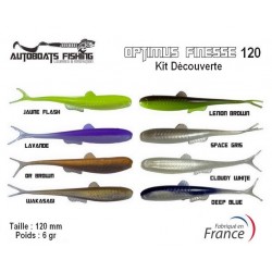 Leurre Souple Finesse - Kit Découverte OPTIMUS FINESSE 120 - Autoboats Fishing