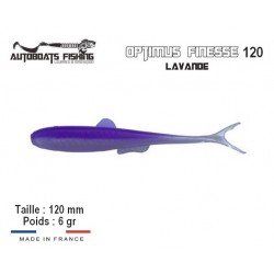 Leurre Souple Finesse - OPTIMUS FINESSE 120 Lavande - Autoboats Fishing