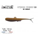 Leurre Souple - OPTIMUS FINESSE 120 Or Brown - Autoboats Fishing