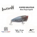 Leurre Dur Surface - Popper Miroir Royal Argenté - LeurresH