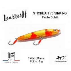 Leurre Dur Coulant - Stickbait Perche Soleil - LeurresH