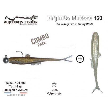 Kit Décuverte - Créez votre propre Combo OPTIMUS FINESSE 120 - Autoboats Fishing