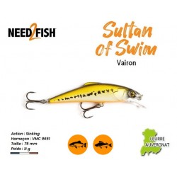 Leurre Dur - Sultan of Swim Vairon - Need2Fish