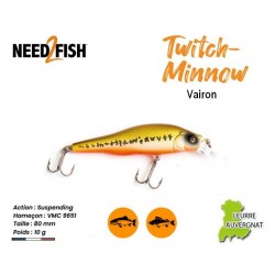Leurre Dur - Twitch Minnow Vairon - Need2Fish