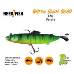 Leurre Souple Swimbait - GSS 160 Perche - Need2Fish