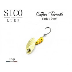 Cuillère Tournante Vibro 3.5 gr - Fario / Or - Sico-Lure