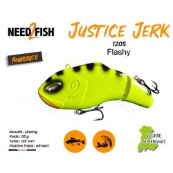 Leurre Dur Coulant Swimbait - Justice Jerk 120S Flashy - Need2Fish