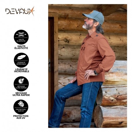 Chemise de pêche RANGER Brun DVX