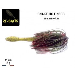Snake Jig Finess 8g 1/0 - Watermelon - ZF-Baits