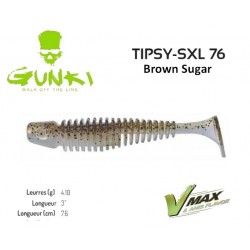 Leurre Souple - Tipsy - SXL 76 3" Brown Sugar 7.6cm - Gunki