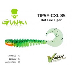 Leurre Souple - Tipsy - CXL 85 3.3" Hot Fire Tiger 8.5cm - Gunki