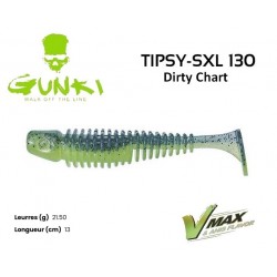 Leurre Souple - Tipsy - SXL 130 5.1" Dirty Chart 13cm - Gunki