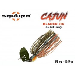 Chatterbait Cajun Bladed Jig - Blue Gill Orange 10.5 gr - Sakura