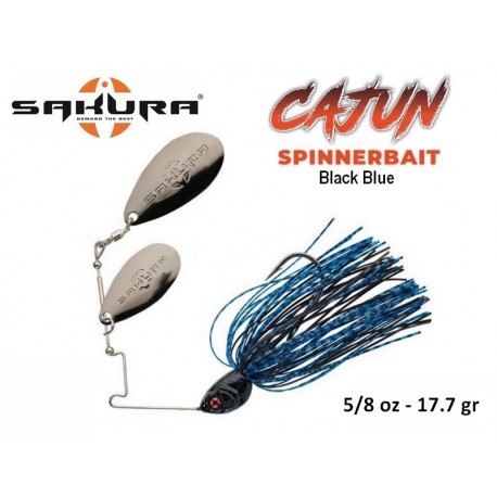Cajun Spinnerbait - Black Blue 17.7 gr - Sakura