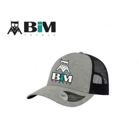 Casquette de pêche BIM Tackle - Grey